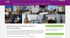 Desktop Screenshot of civic-institute.eu