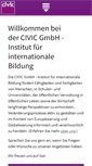 Mobile Screenshot of civic-institute.eu